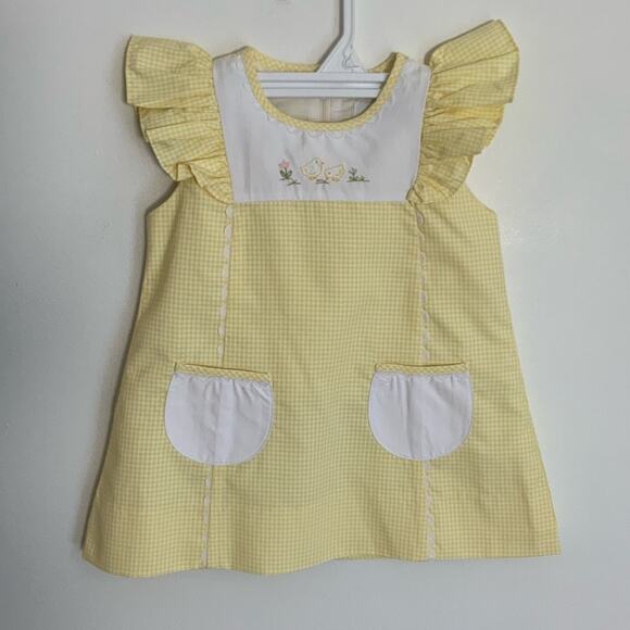 The Proper‎ Peony Clara Yellow Chick Dress size 18 mo - Picture 1 of 4